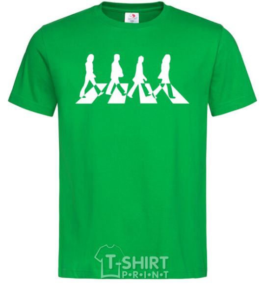 Men's T-Shirt The beatles Abbey kelly-green фото