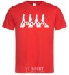 Men's T-Shirt The beatles Abbey red фото