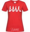 Women's T-shirt The beatles Abbey red фото