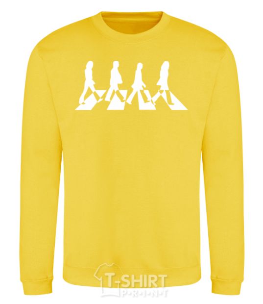 Sweatshirt The beatles Abbey yellow фото