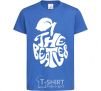 Kids T-shirt The beatles apple royal-blue фото