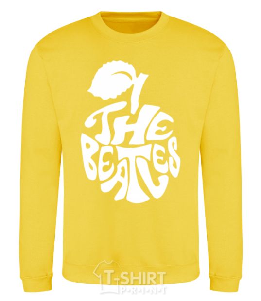 Sweatshirt The beatles apple yellow фото