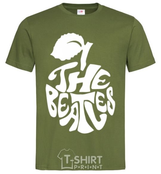 Men's T-Shirt The beatles apple millennial-khaki фото