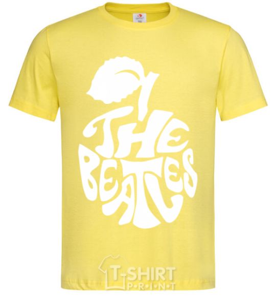 Men's T-Shirt The beatles apple cornsilk фото