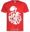 Men's T-Shirt The beatles apple red фото