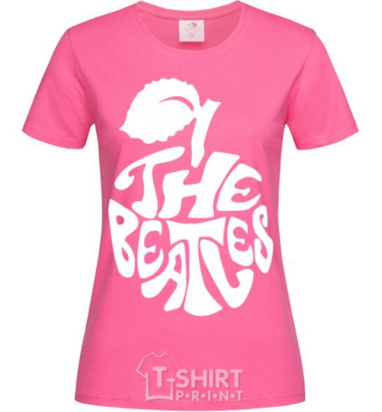 Women's T-shirt The beatles apple heliconia фото