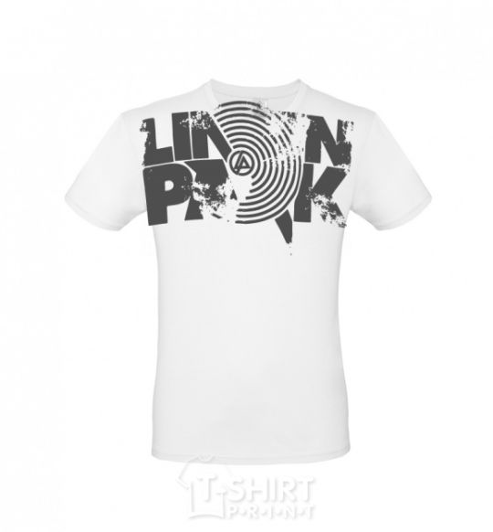 Men's T-Shirt Linkin park grey White фото