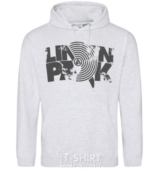 Men`s hoodie Linkin park grey sport-grey фото