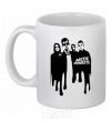 Ceramic mug Arctic monkeys figures White фото