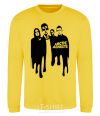 Sweatshirt Arctic monkeys figures yellow фото