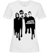 Women's T-shirt Arctic monkeys figures White фото