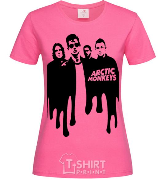 Women's T-shirt Arctic monkeys figures heliconia фото