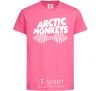 Детская футболка Arctic monkeys do i wanna know Ярко-розовый фото