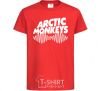 Детская футболка Arctic monkeys do i wanna know Красный фото