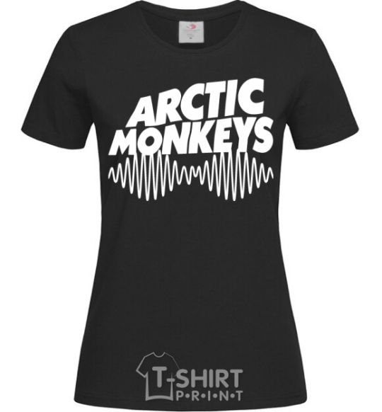 Women's T-shirt Arctic monkeys do i wanna know black фото