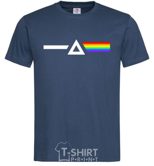 Men's T-Shirt Minimal Pink Floyd navy-blue фото