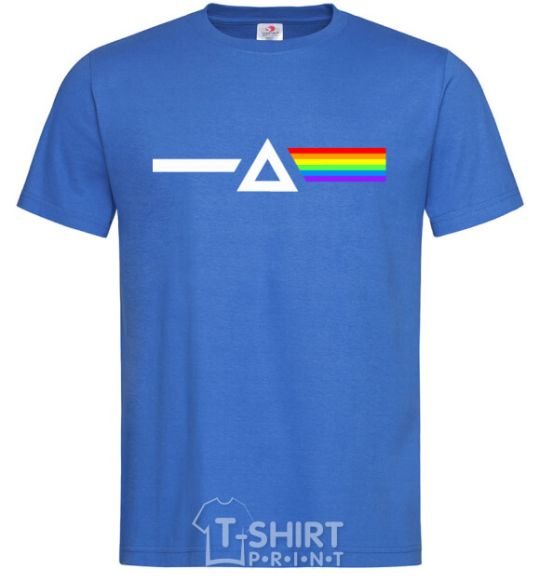 Мужская футболка Minimal Pink Floyd Ярко-синий фото