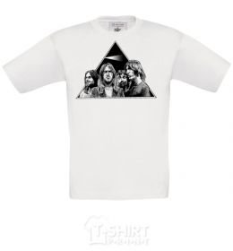 Kids T-shirt Pink Floyd triangle White фото