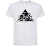 Детская футболка Pink Floyd triangle Белый фото