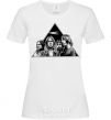Женская футболка Pink Floyd triangle Белый фото