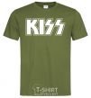 Men's T-Shirt Kiss logo millennial-khaki фото