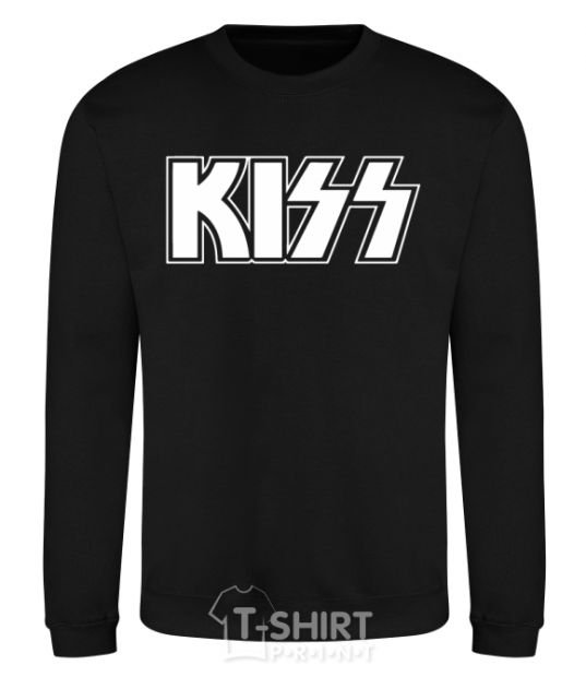 Sweatshirt Kiss logo black фото