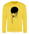 Sweatshirt Rihanna yellow фото