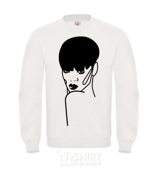 Sweatshirt Rihanna White фото