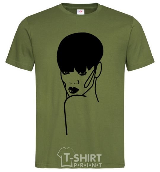 Men's T-Shirt Rihanna millennial-khaki фото