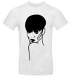 Men's T-Shirt Rihanna White фото