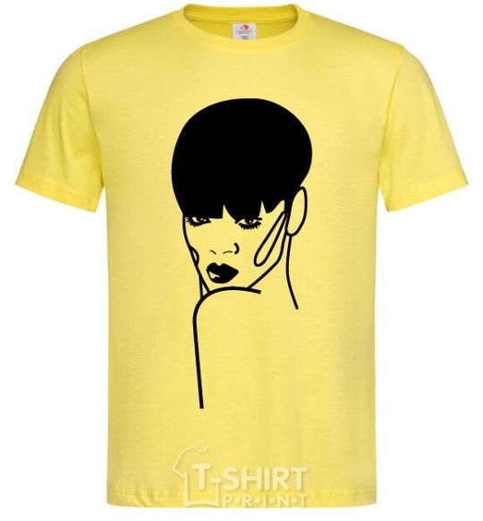 Men's T-Shirt Rihanna cornsilk фото