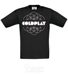 Kids T-shirt Coldplay white logo black фото