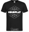 Мужская футболка Coldplay white logo Черный фото