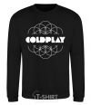 Sweatshirt Coldplay white logo black фото