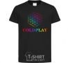 Kids T-shirt Coldplay logo black фото