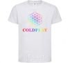 Kids T-shirt Coldplay logo White фото