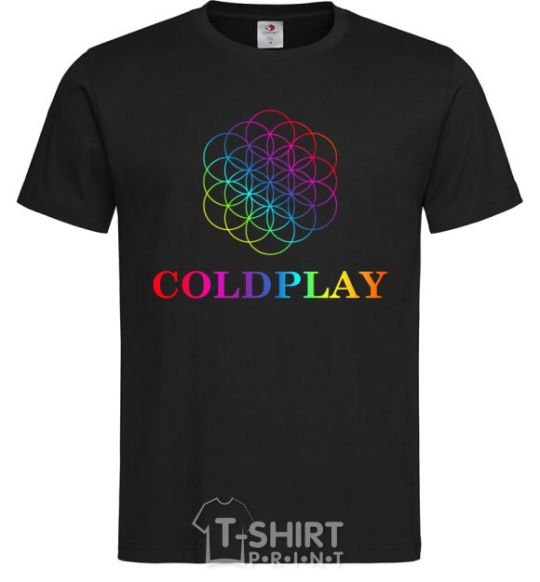 Мужская футболка Coldplay logo Черный фото