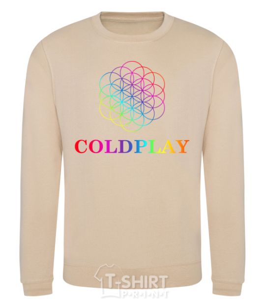 Sweatshirt Coldplay logo sand фото