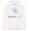 Men`s hoodie Coldplay logo White фото