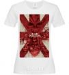 Women's T-shirt Iron maiden print White фото