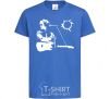 Kids T-shirt Tsoi Kino royal-blue фото