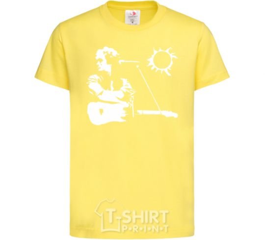 Kids T-shirt Tsoi Kino cornsilk фото