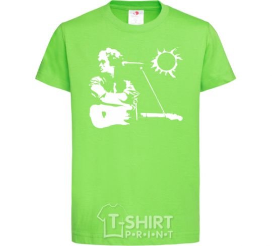 Kids T-shirt Tsoi Kino orchid-green фото