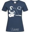 Women's T-shirt Tsoi Kino navy-blue фото