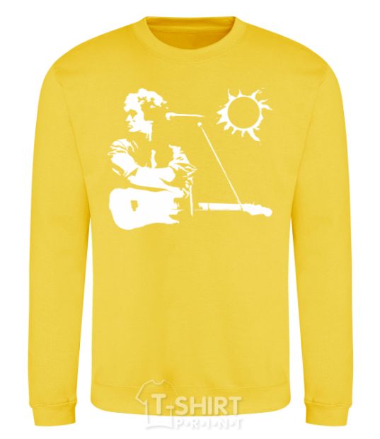 Sweatshirt Tsoi Kino yellow фото