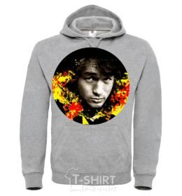Men`s hoodie Victor Tsoi sport-grey фото