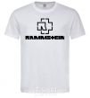 Мужская футболка Rammstein logo Белый фото