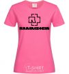 Women's T-shirt Rammstein logo heliconia фото