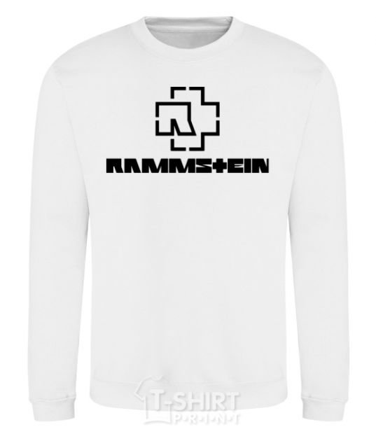 Sweatshirt Rammstein logo White фото