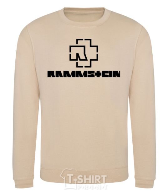 Sweatshirt Rammstein logo sand фото